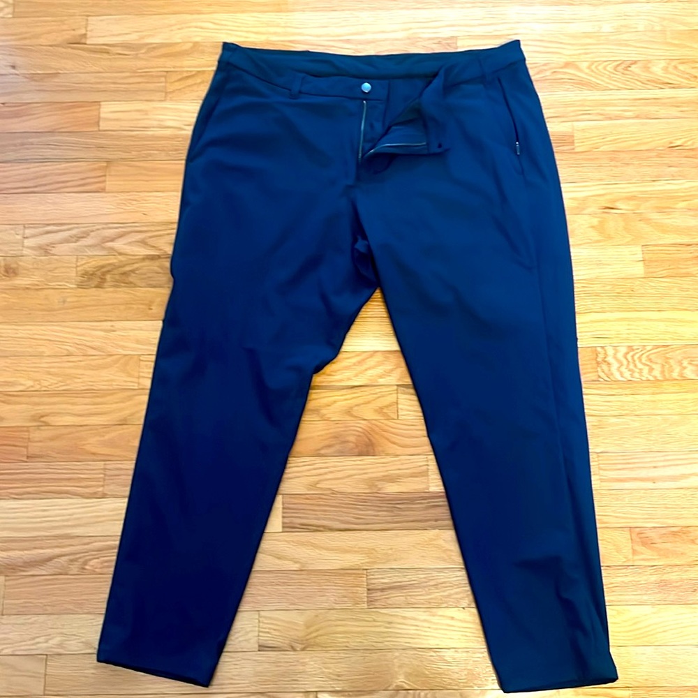 42x30 lululemon commission pants, always dry cleaned.